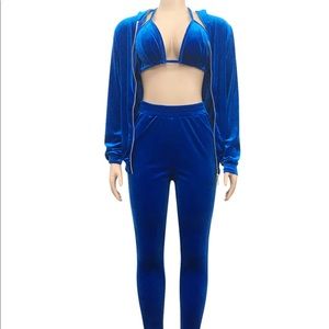 3 piece sweatsuit